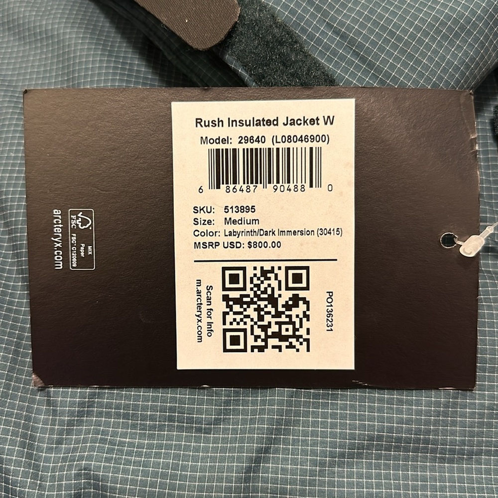 Arc’teryx Rush Insulated Jacket - Picture 2 of 9